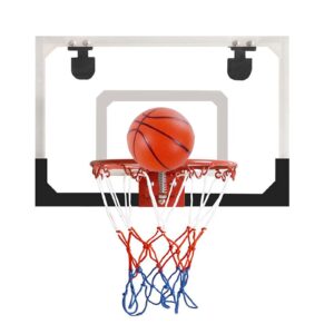 Ballground LUX Mini Basketball Plade med Dunkekurv og Bold
