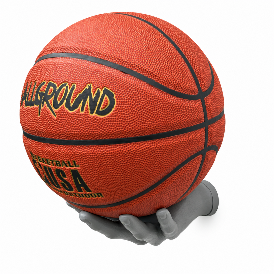 2 stk Boldhånd Basketboldholder i Grå - Billede 3