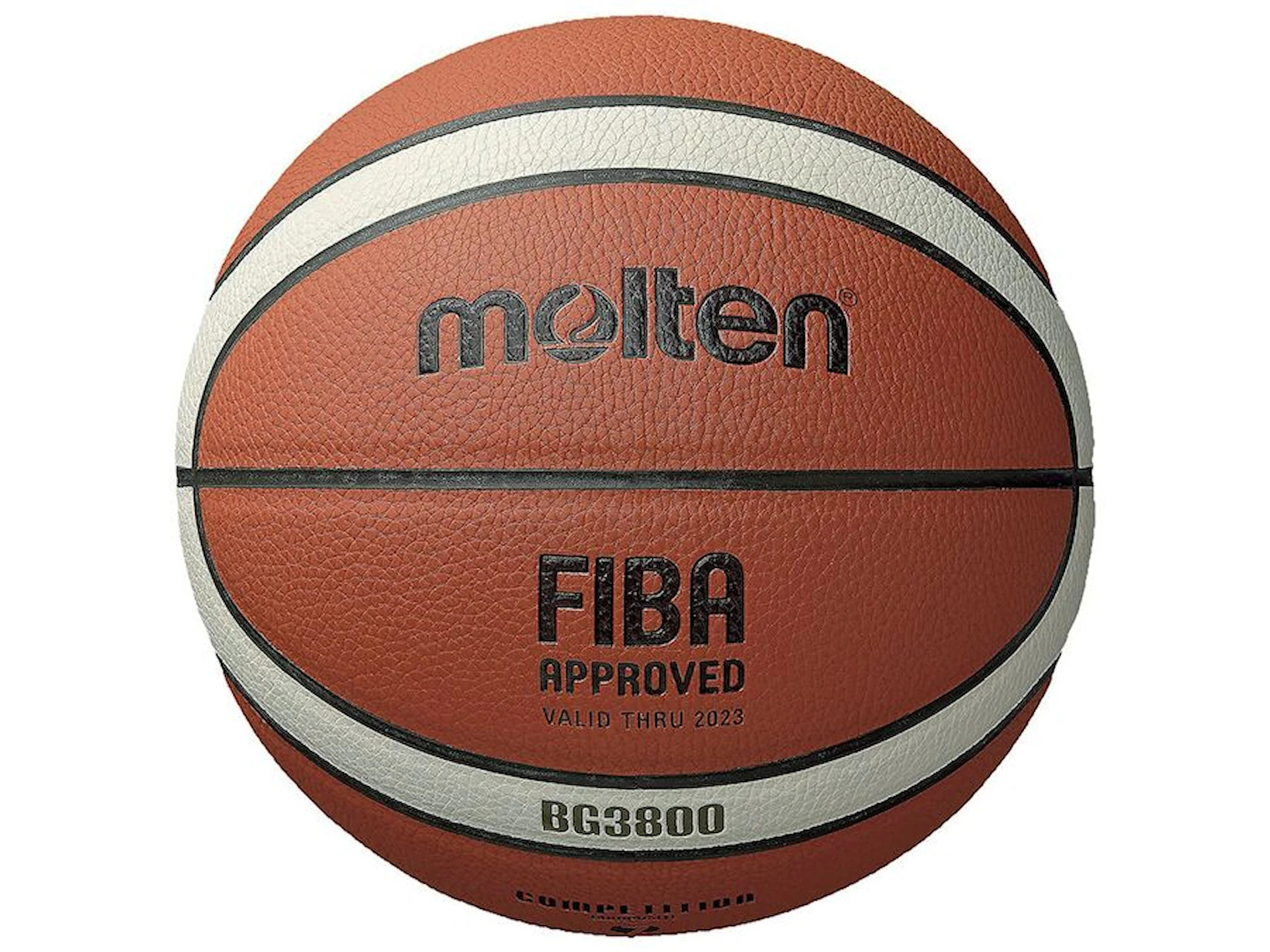 Molten BG3800 Official In/Outdoor Syntetisk Læder Basketball Str.7
