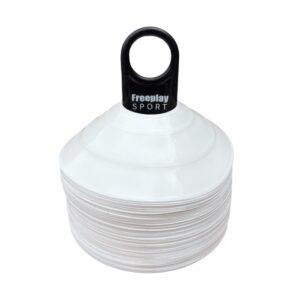 Freeplay Sports kegletoppe i Hvid - 50 stk