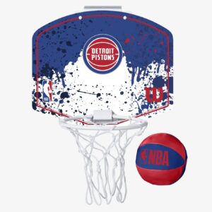 Wilson Mini Basketball Kurv - Detroid Pistons