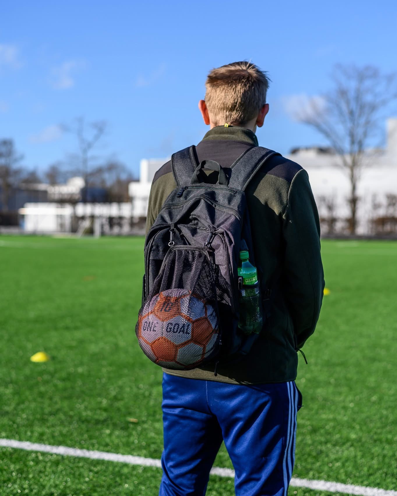 Freeplay Fodbold Rygsæk med Boldnet - Sort - Billede 3