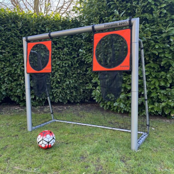 1 Sæt Freeplay CHALLENGE Skudnet til Fodboldmål - Orange