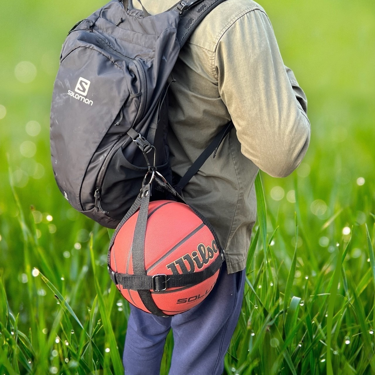 Burger blomst fra nu af Sportstasker til basket og fodbold - Fedt design og praktisk taske til  bolde.