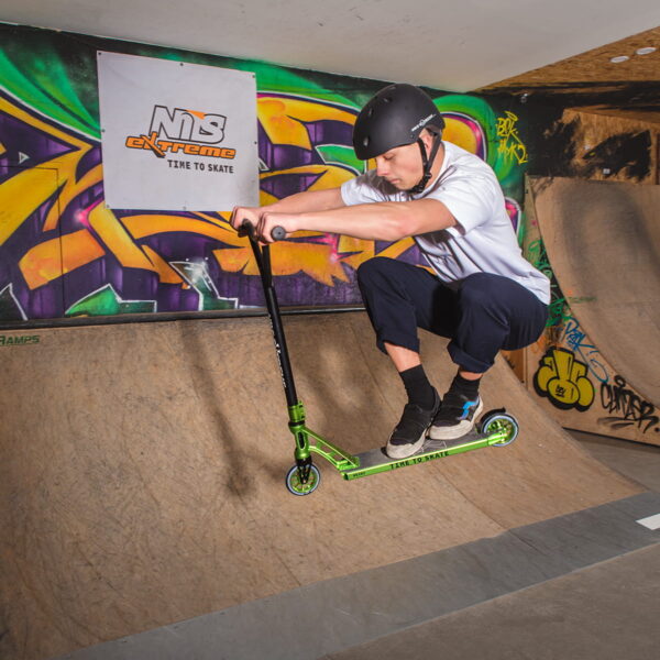 NILS Extreme Trick Løbehjul HS202 GREEN PRO - 110 mm - Image 2