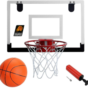 Phoenix Suns Mini Basketball Plade med Dunkekurv og Bold