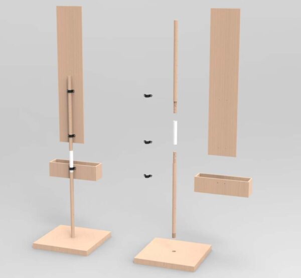 Cornplay Pointtavle i træ samt poseholder til cornhole