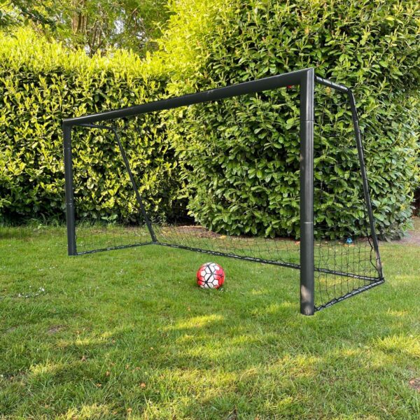 Fodboldmål Freeplay Elite Pro 300 x 150 cm - Sort Galvaniseret Stål