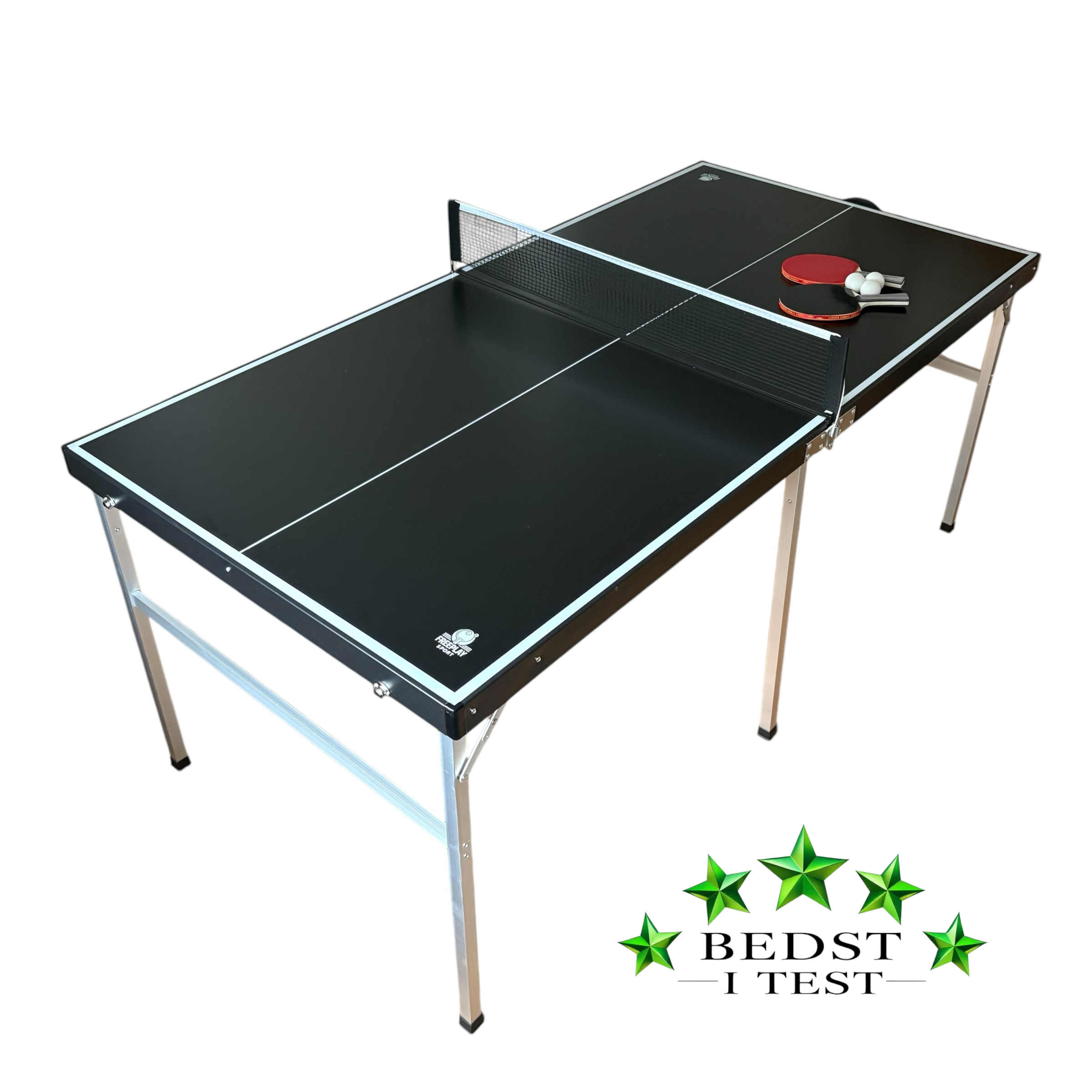 Bordtennisbord Premium 180 x 90 cm Freeplay Sport - Sort - Billede 2