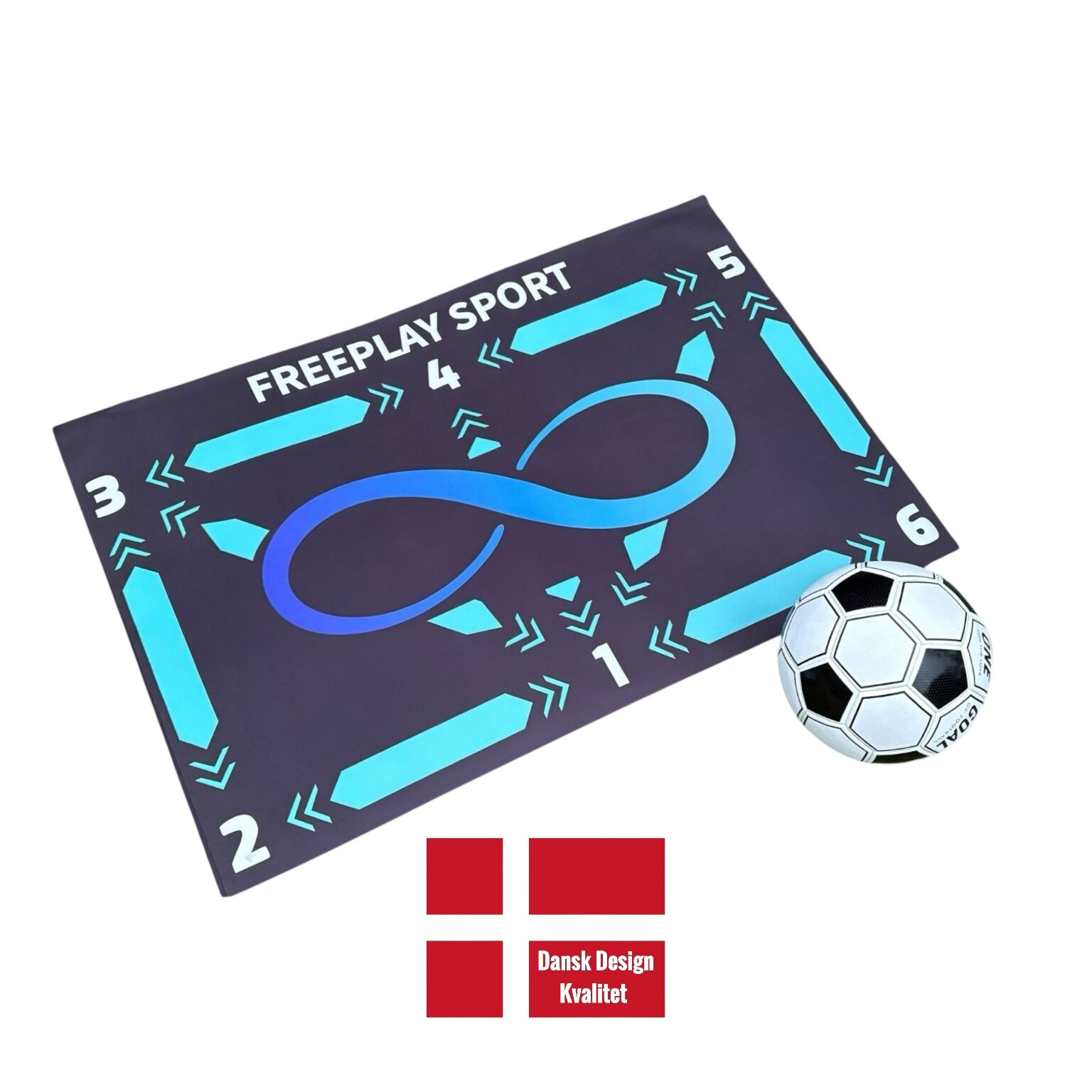 Freeplay Sport Fodbold DRILL FLOW Træningsmåtte - Blå