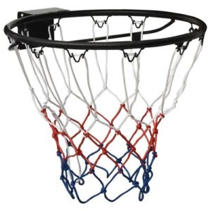 Streetplay Lux Sort Basketball kurv med USA net i 3 farver