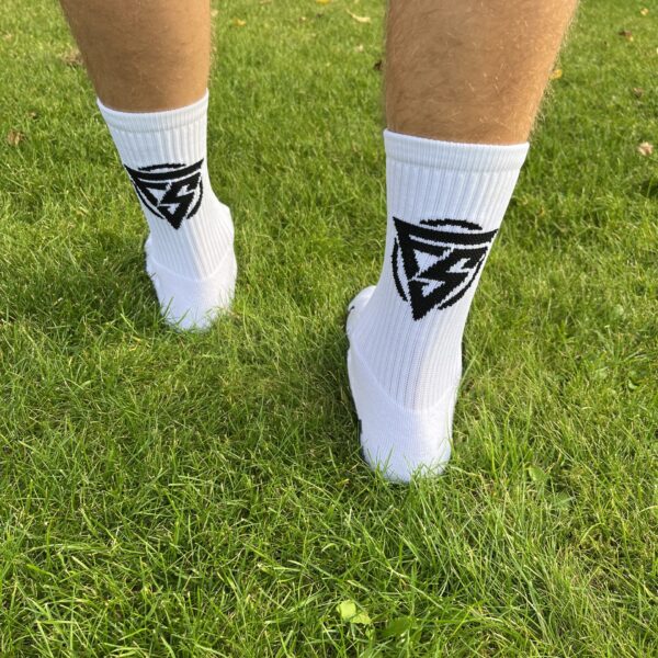 3 Par Freeplay Grip Socks Strømper LIGA V24 i Hvid - Str. 39-45 - Image 7