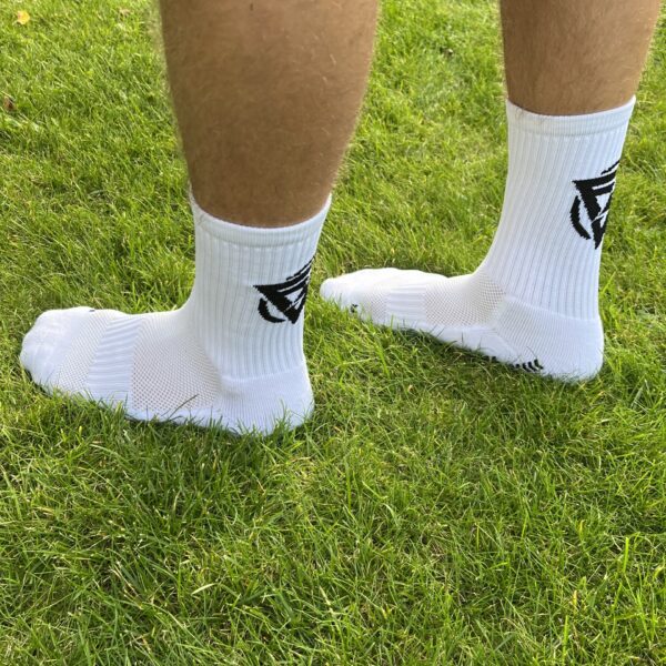 3 Par Freeplay Grip Socks Strømper LIGA V24 i Hvid - Str. 39-45 - Image 8