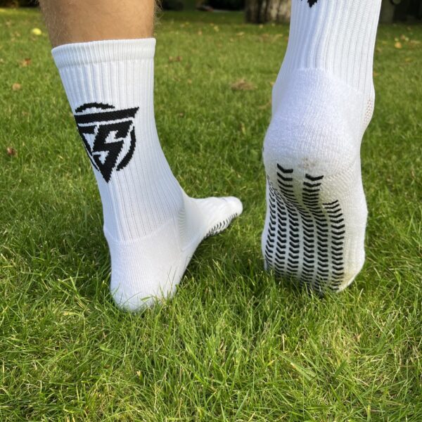3 Par Freeplay Grip Socks Strømper LIGA V24 i Hvid - Str. 39-45 - Image 10