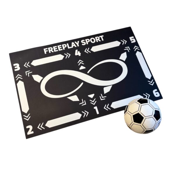 Freeplay Sport Fodbold DRILL FLOW Træningsmåtte - Sort
