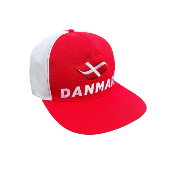BIG BOSS CAP Danmark - Hvid-Rød - Image 3