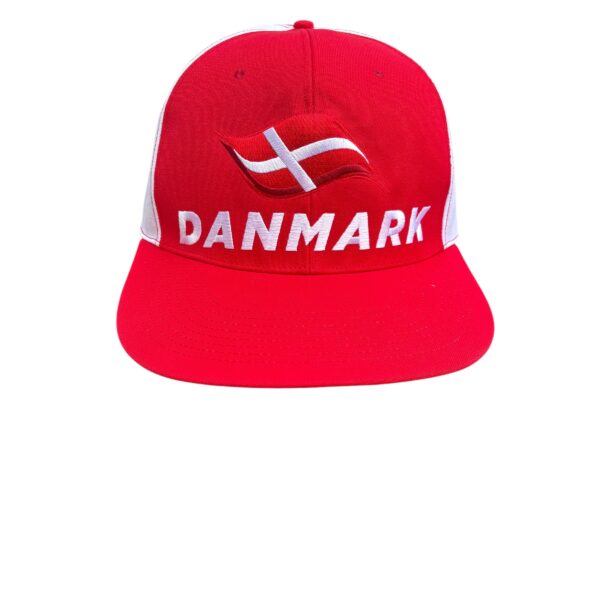 BIG BOSS CAP Danmark - Hvid-Rød - Image 6