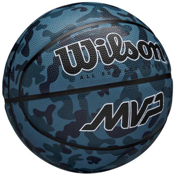 Wilson MVP Camo Blue Outdoor Basketball Str.6 - Image 2