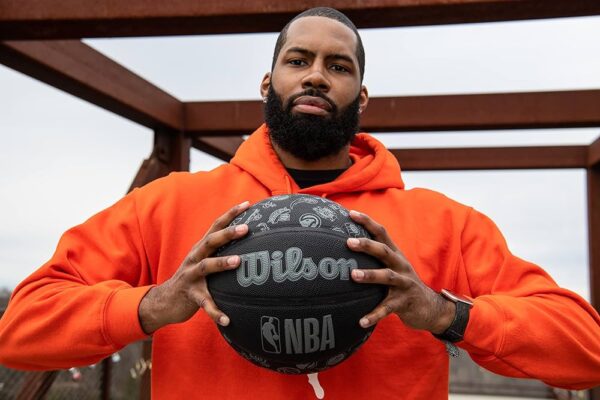 Wilson NBA All Matte Black In/Outdoor Basketball Str.7 - Image 2