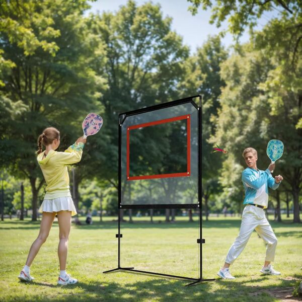 1 stk Funminton net med 2 bat og bolde - Image 3