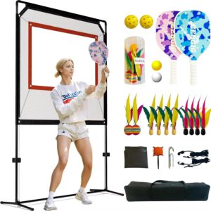 1 stk Funminton net med 2 bat og bolde
