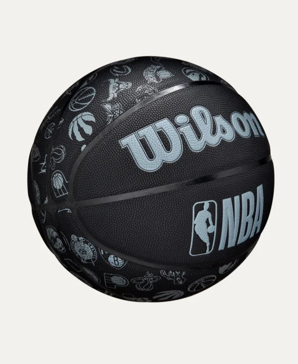 Wilson NBA All Matte Black In/Outdoor Basketball Str.7 - Image 4