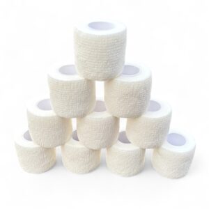 10 Stk Wrap Strømpetape Freeplay Sport - Hvid