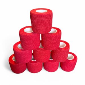 10 Stk Wrap Strømpetape Freeplay Sport - Rød