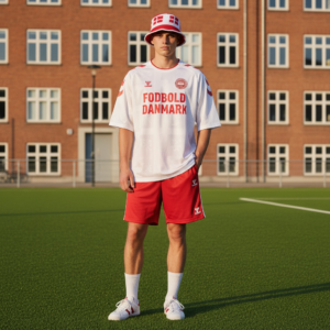 Hæklet Dannebrog Bøllehat – Roligan Udstyr