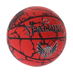 Spalding Basketball Red Flight Crack Outdoor Str.5