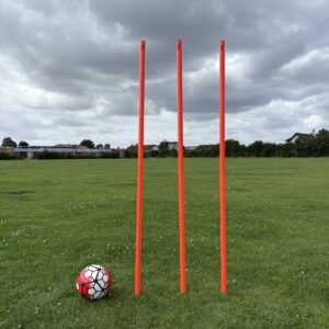 3 stk Slalom og agility stænger med jordspyd 160 cm
