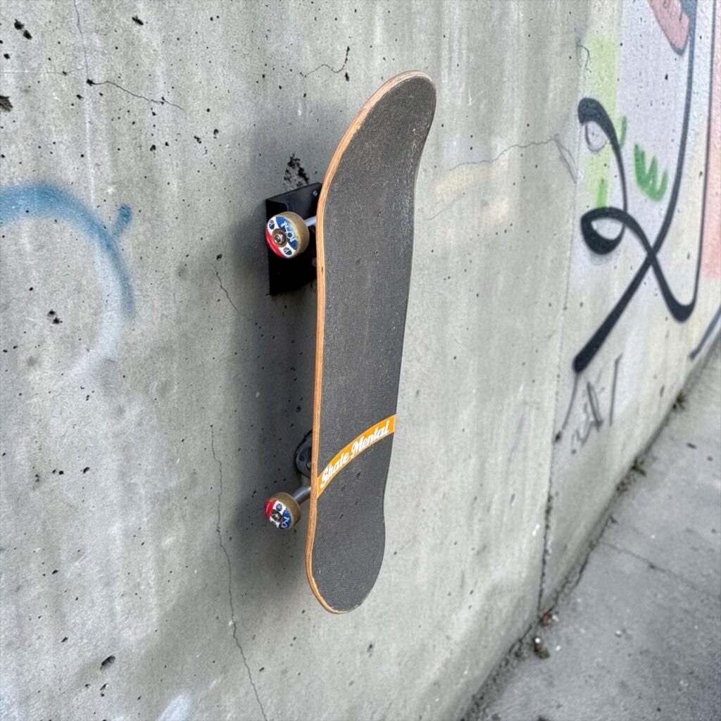 Skateboard ophæng til væggen