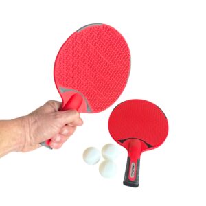 Udendørs Avento Bordtennissæt – 2 bat og 3 bolde