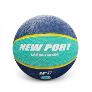 Basketball Mini New Port Blå Str.1 – Perfekt til små basketballspillere