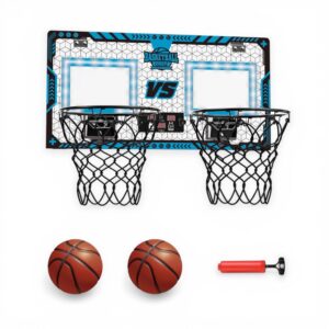 Elektronisk Mini Basketballplade til 2 spillere med 2 bolde