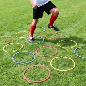 12 Stk Speed ​​Agility Koordinationsringe Sæt