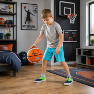 Støjsvag Premium Basketball Orange Skumbold 24 cm