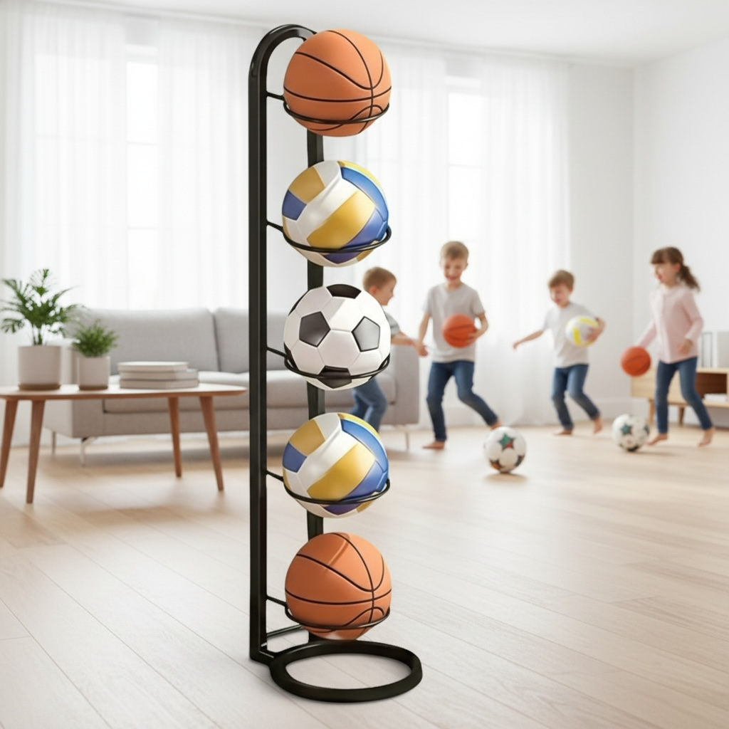 Freeplay Rackball Boldholder til 5 bolde i Stål - Billede 3