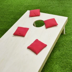 4 stk Cornhole Professionelle Kasteposer - Rød