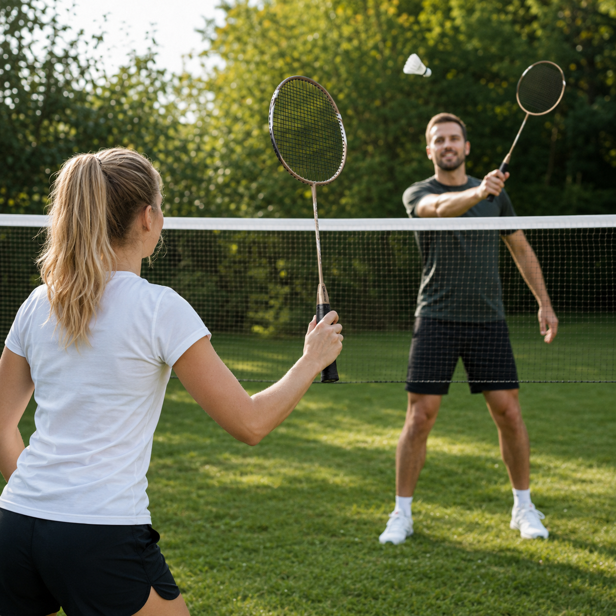 2 stk Badminton SUPER PRO SPEED Kulfiber ketcher - Billede 2