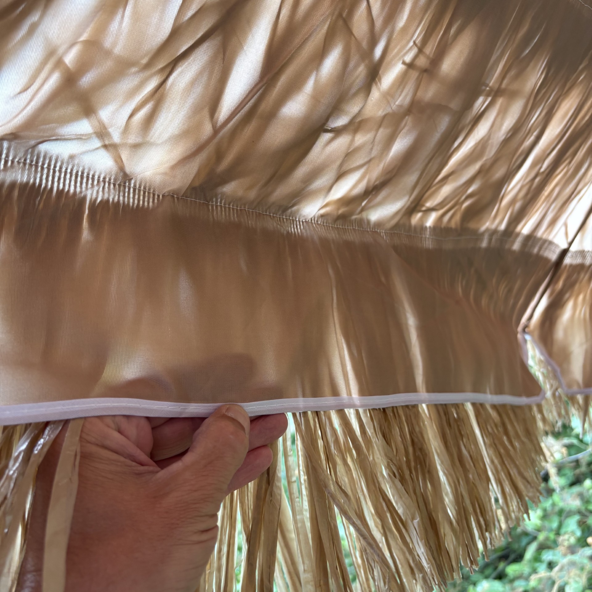 Parasol Hawaii LUX Natur Ø300 cm - Billede 8