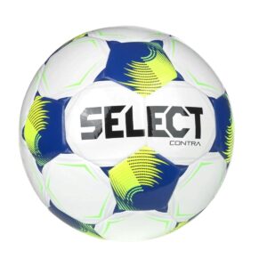 Select Fodbold Contra DB V26 str.3 Select Contra V26 fodbold er en slidstærk og alsidig træningsbold, der kombinerer fart, præcision og en behagelig boldfølelse. Det livlige opspring gør bolden velegnet til træning, hvor der øves og spilles med afleveringer, afslutninger og tekniske øvelser. Select Contra V26 fodbold er særligt egnet til fodboldklubber, skoler, ungdomshold og spil i haven. Den kan bruges til både teknisk træning, pasningsøvelser, afslutninger og almindeligt boldspil på naturgræs og kunstgræs. Indvendigt er bolden udstyret med en SR-blære, som sikrer god luft og formstabilitet. Det betyder, at bolden holder trykket længe og er klar til mange timers intensiv træning. Boldens 3 mm skumlaminering giver en blødere kontakt med foden og gør fodbolden nemmere at kontrollere. De 32 paneler er både syet og limet med Dual Bonded teknologi, hvilket giver en stærk fodbold og reducerer optagelsen af vand på våde fodboldbaner. Specifikationer: Alsidig og slidstærk træningsbold Livligt opspring og hurtige spilleegenskaber God kontrol ved afleveringer og afslutninger 3 mm skumlaminering for en blød boldfølelse Klassisk konstruktion med 32 paneler Dual Bonded – panelerne er både syet og limet Reduceret vandoptagelse SR-blære med fremragende luftholdbarhed Stabil og lige boldflugt Velegnet til klubber, skoler og regelmæssig træning hjemme i haven
